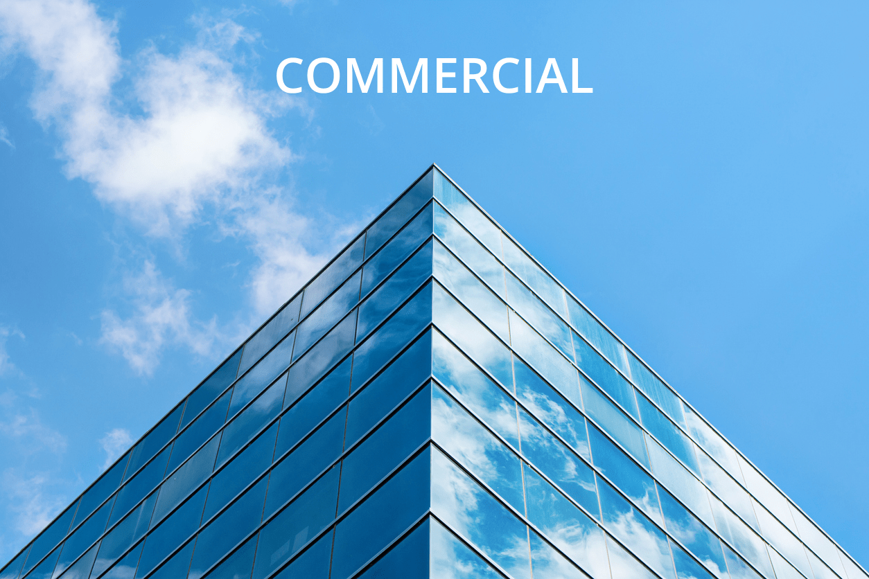 An image of a building with a blue sky.