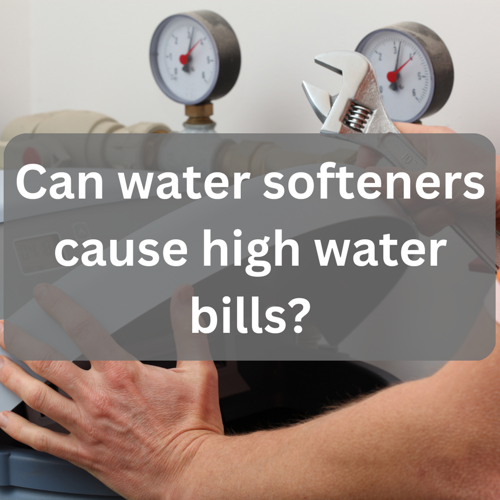 Can water softeners cause high water bills?