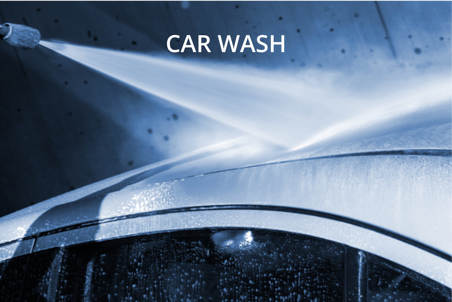 An image of a car being washed.